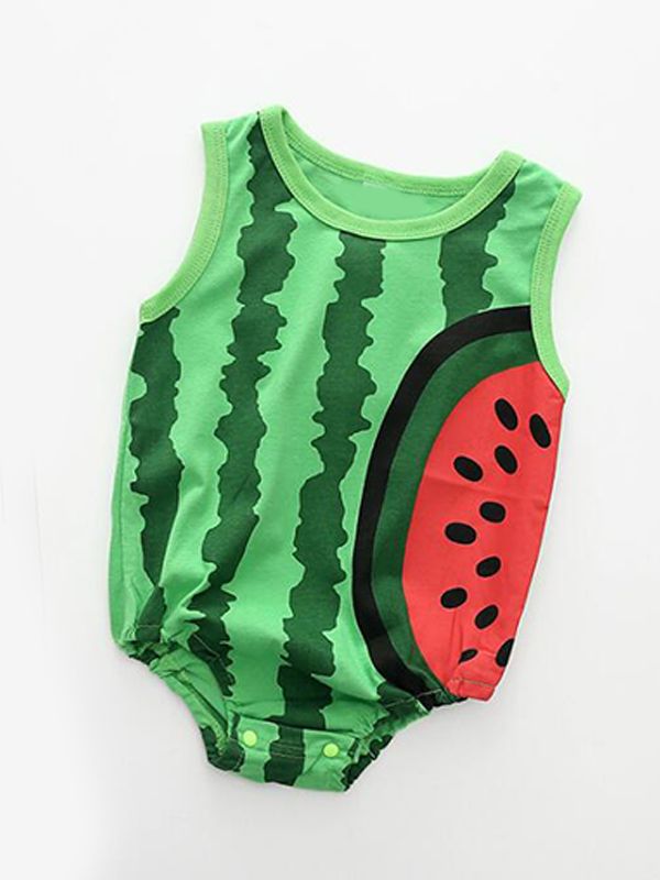 watermelon romper baby
