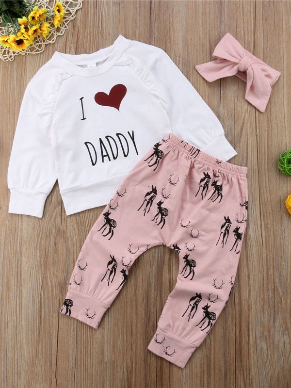i love daddy baby girl clothes