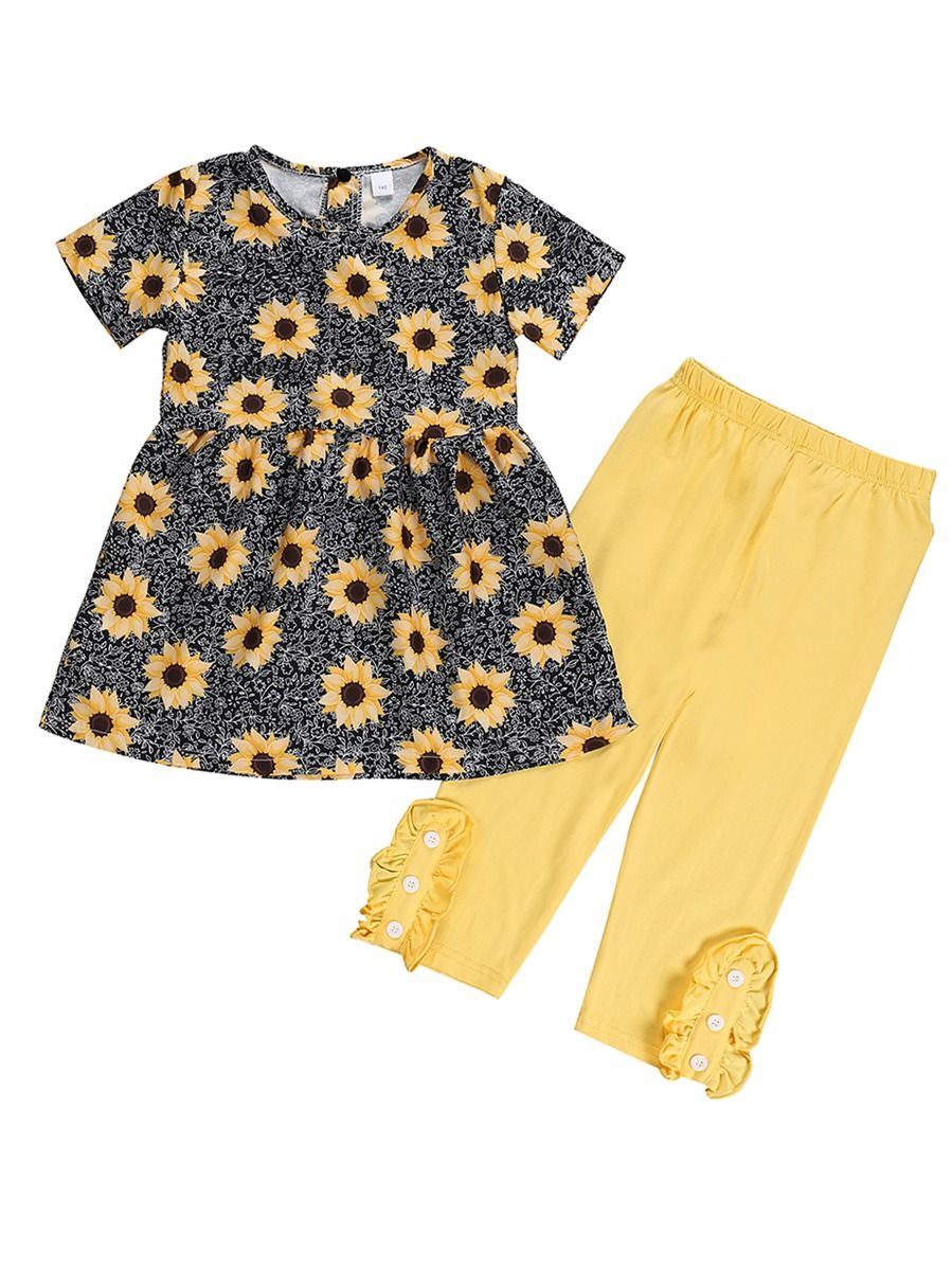 sun flower outfit