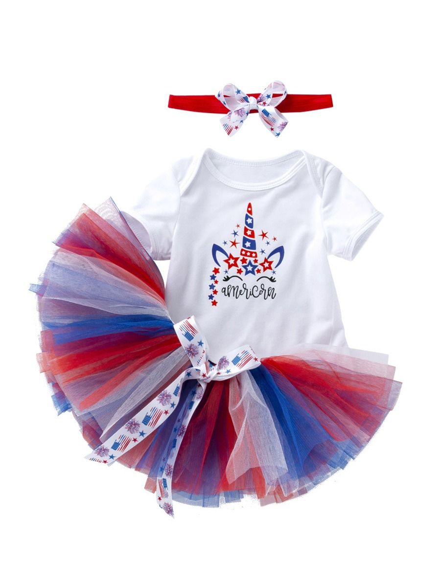4th of july baby dress