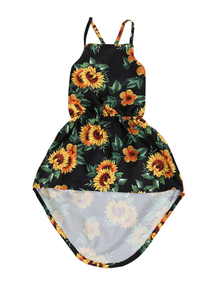 baby girl sunflower dress