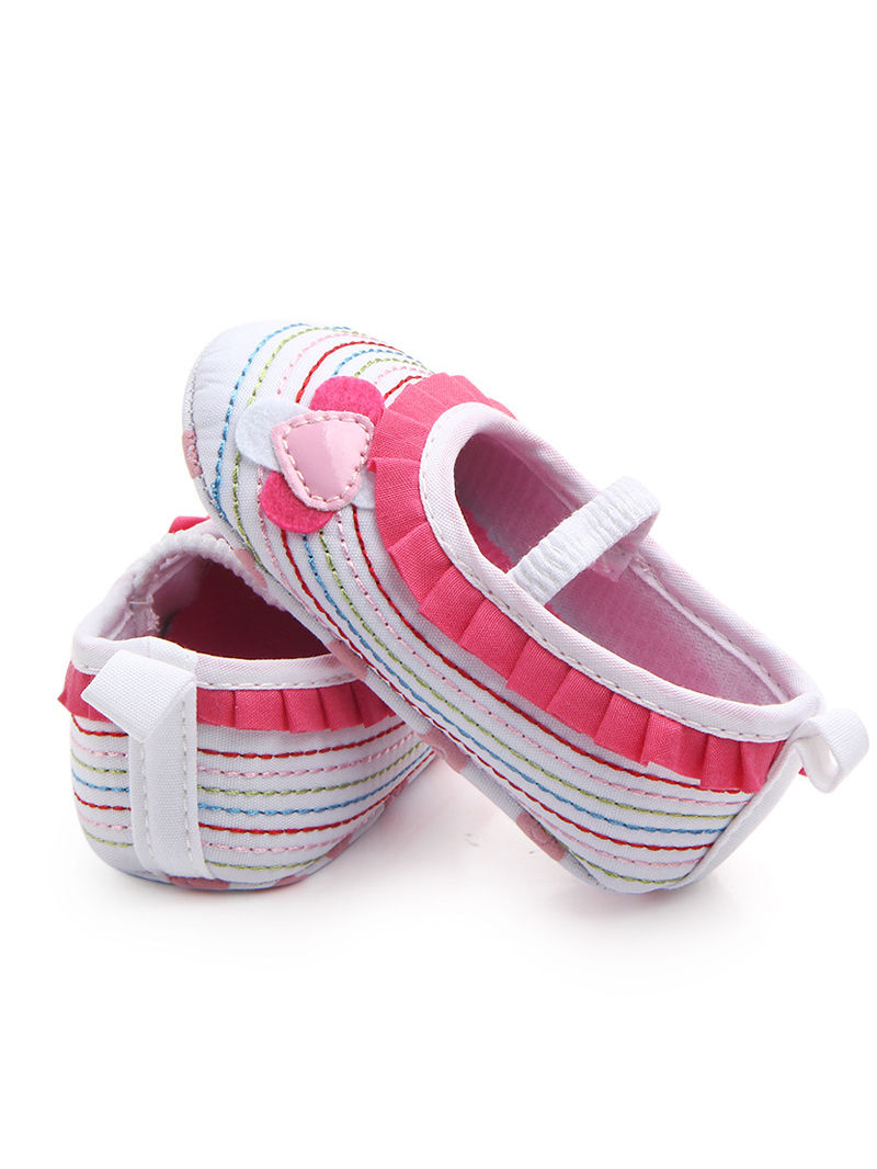 Wholesale Flower Trim Baby Girl Shoes 19062964 - kiskis