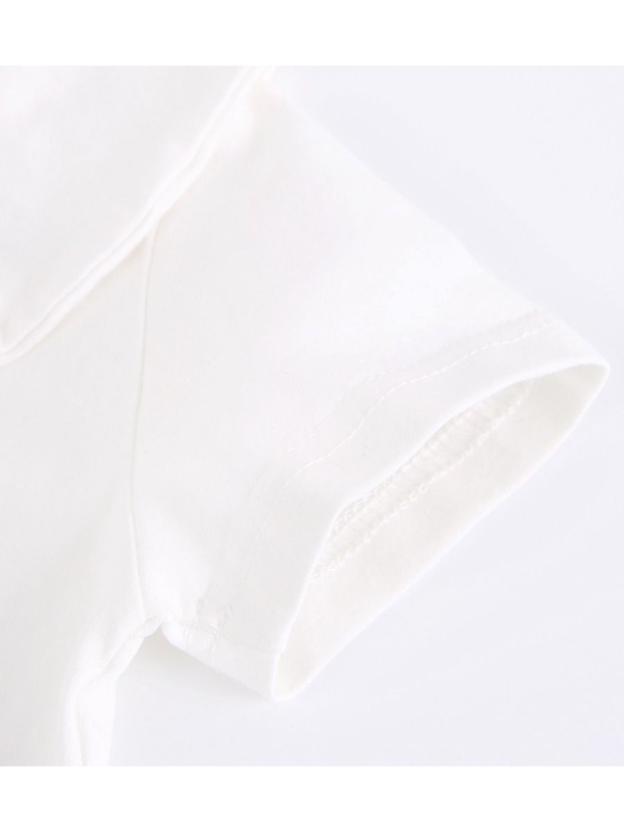 Wholesale White Peter Pan Collar Long-sleeved Blouse 19