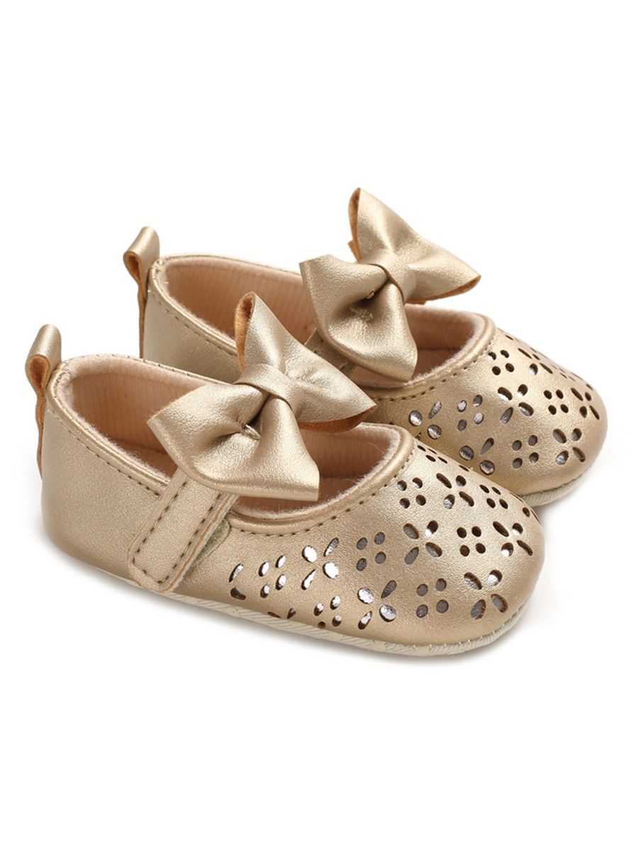 baby girl gold shoes