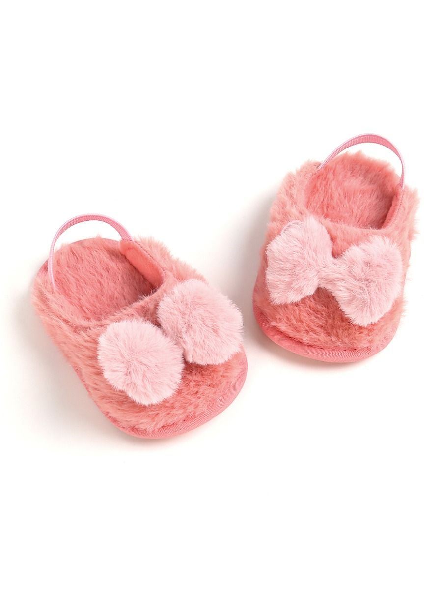 Wholesale Fashion Baby Fur Slip-on Slipper Indoor 19092