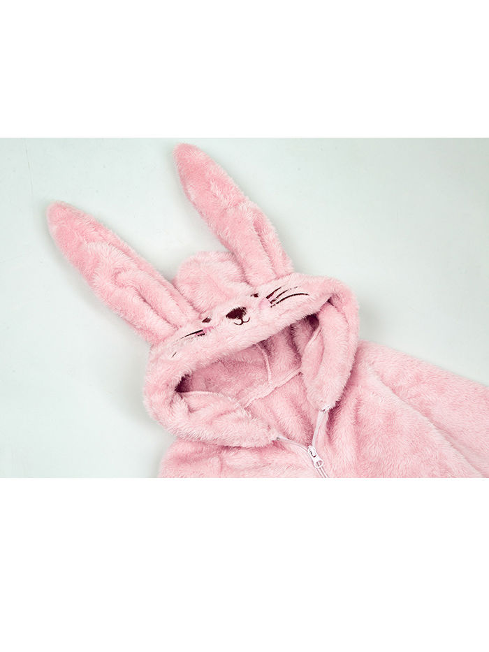 Wholesale Winter Adorable Bunny Style Fleece-lined Hood