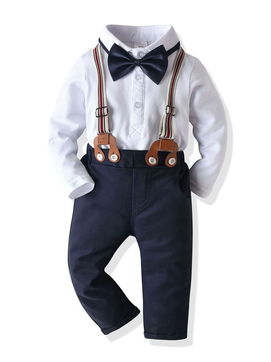 baby boy dress pants with suspenders