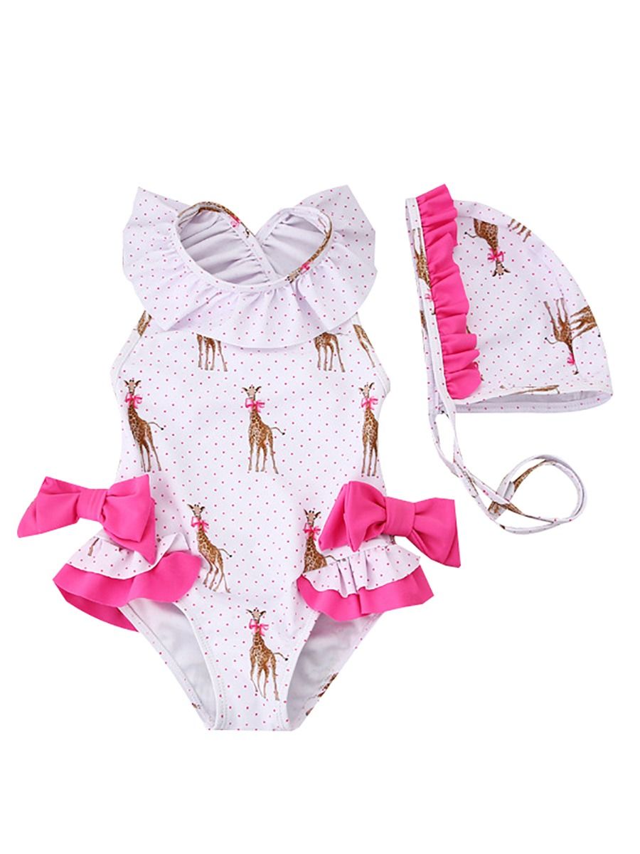 infant swimsuit with hat