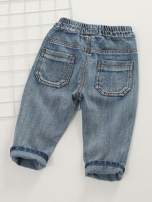 Wholesale Fashion Baby Toddler Boys Girls Ripped Jeans