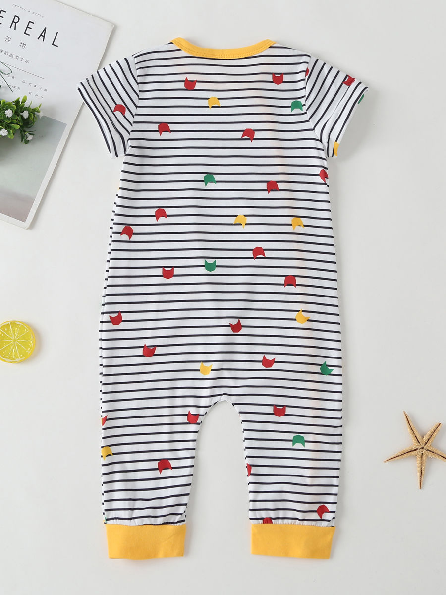 Wholesale Summer Baby Stripe Sleepsuit 20030210 - kiski