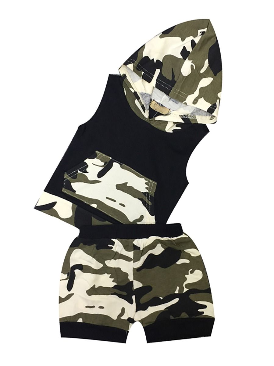 baby camo shorts