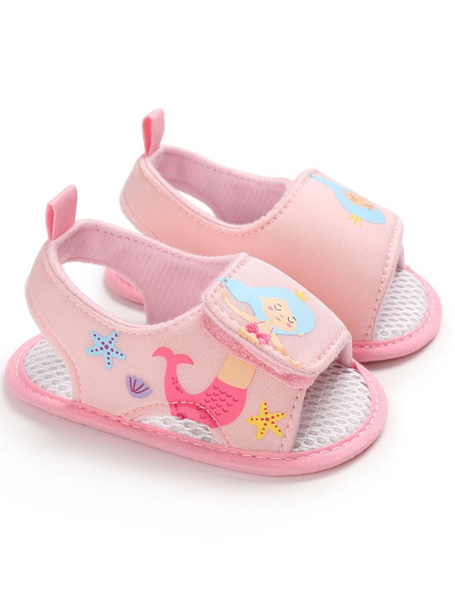 Wholesale Baby Girls Mermaid Sandals 200324074 - kiskis