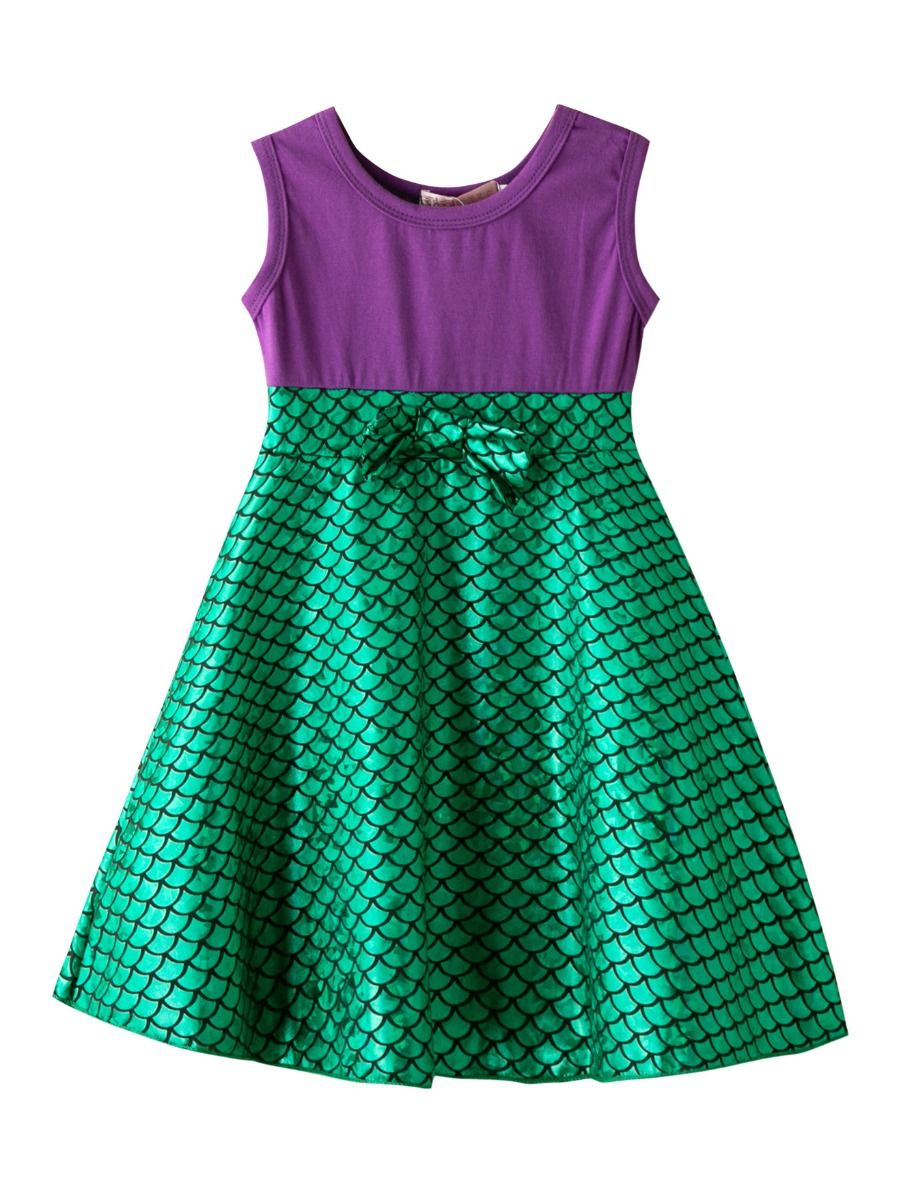 mermaid style dress for little girl