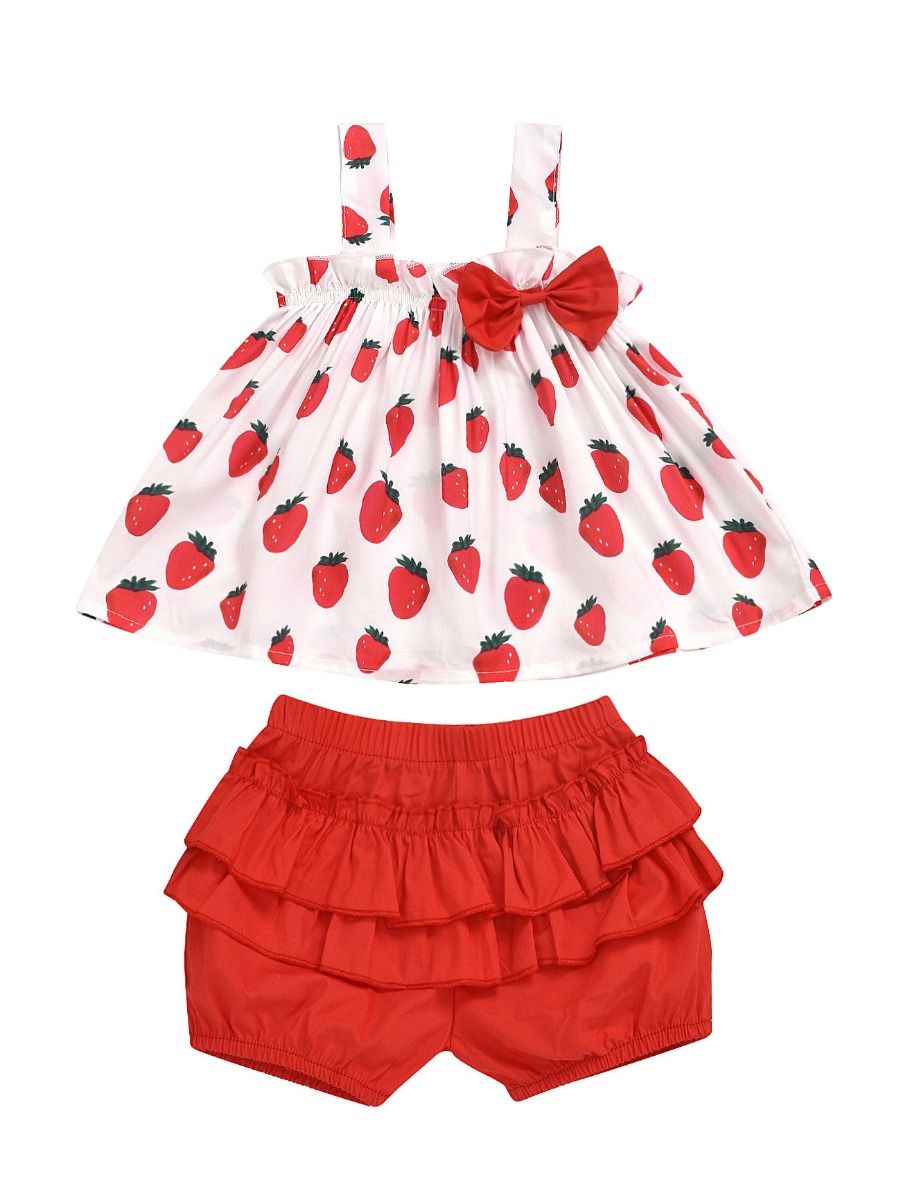 strawberry baby outfit
