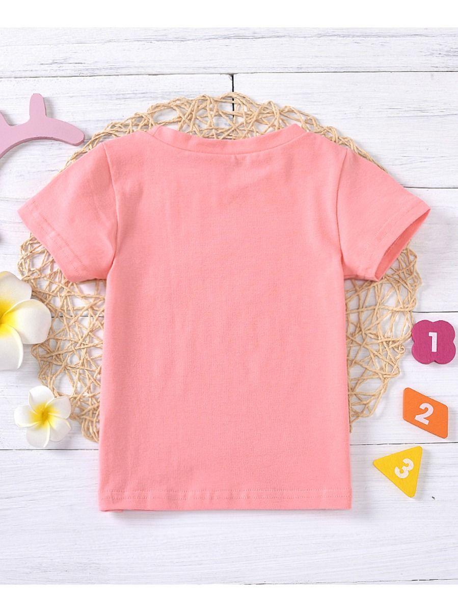 Wholesale Little Miss Sassy Little Girl Pink T-Shirt 20