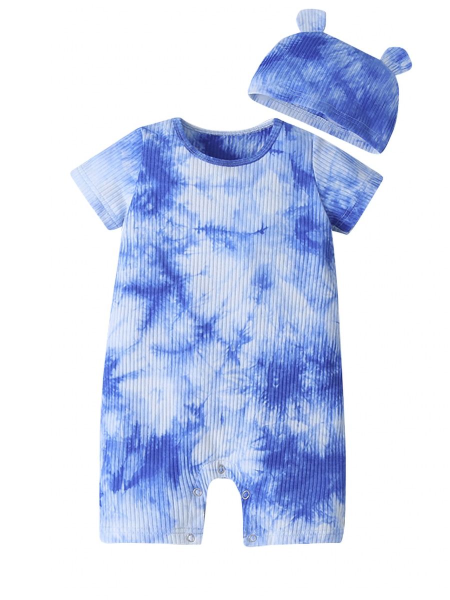 tie dye romper baby