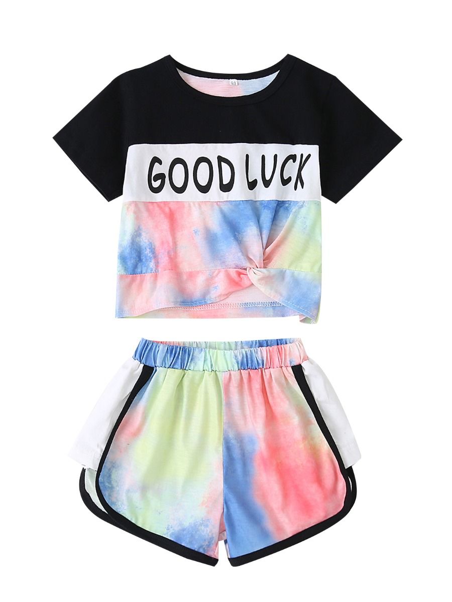 little girl tie dye shirt