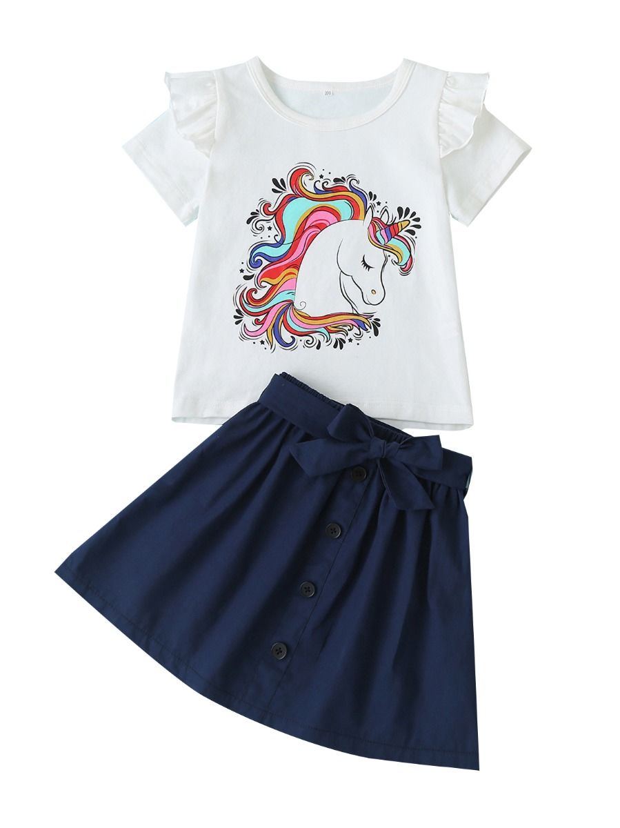 little girl unicorn t shirt