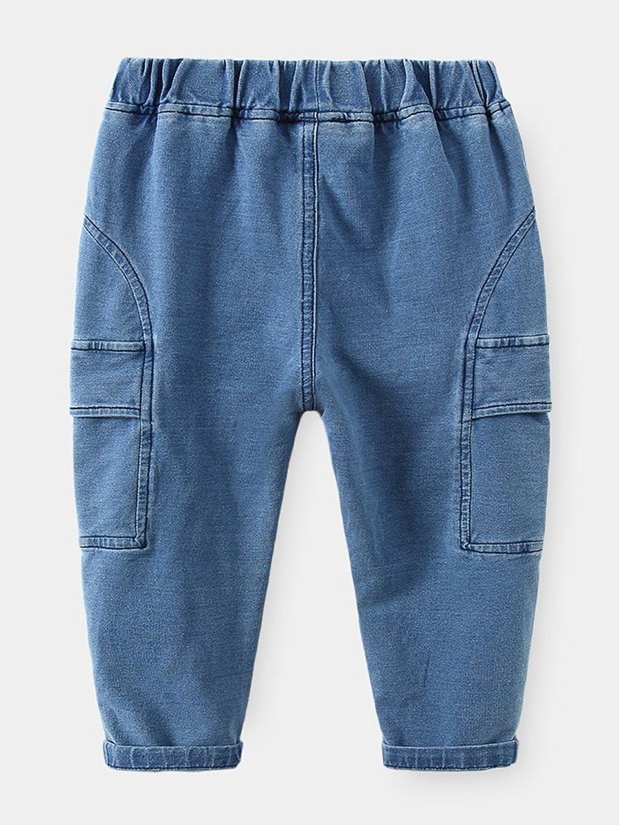 Wholesale Little Boy Casual Blue Jeans 200720261 - kisk