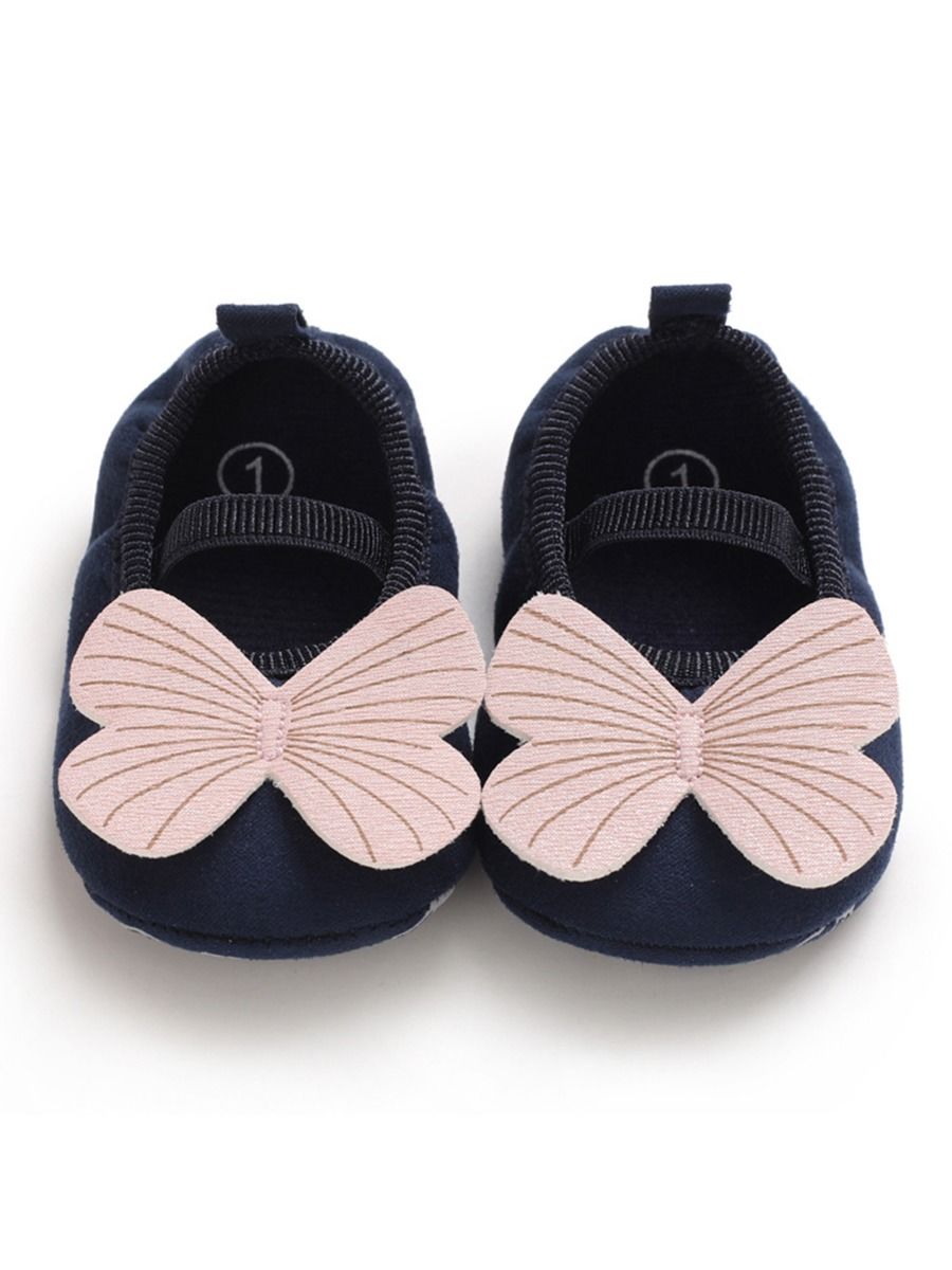 Wholesale Baby Girl Butterfly Soft Sole Shoes 200722893