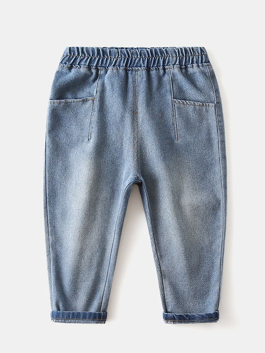 Wholesale Kid Boy Elastic Waist Fashion Jeans 200801474