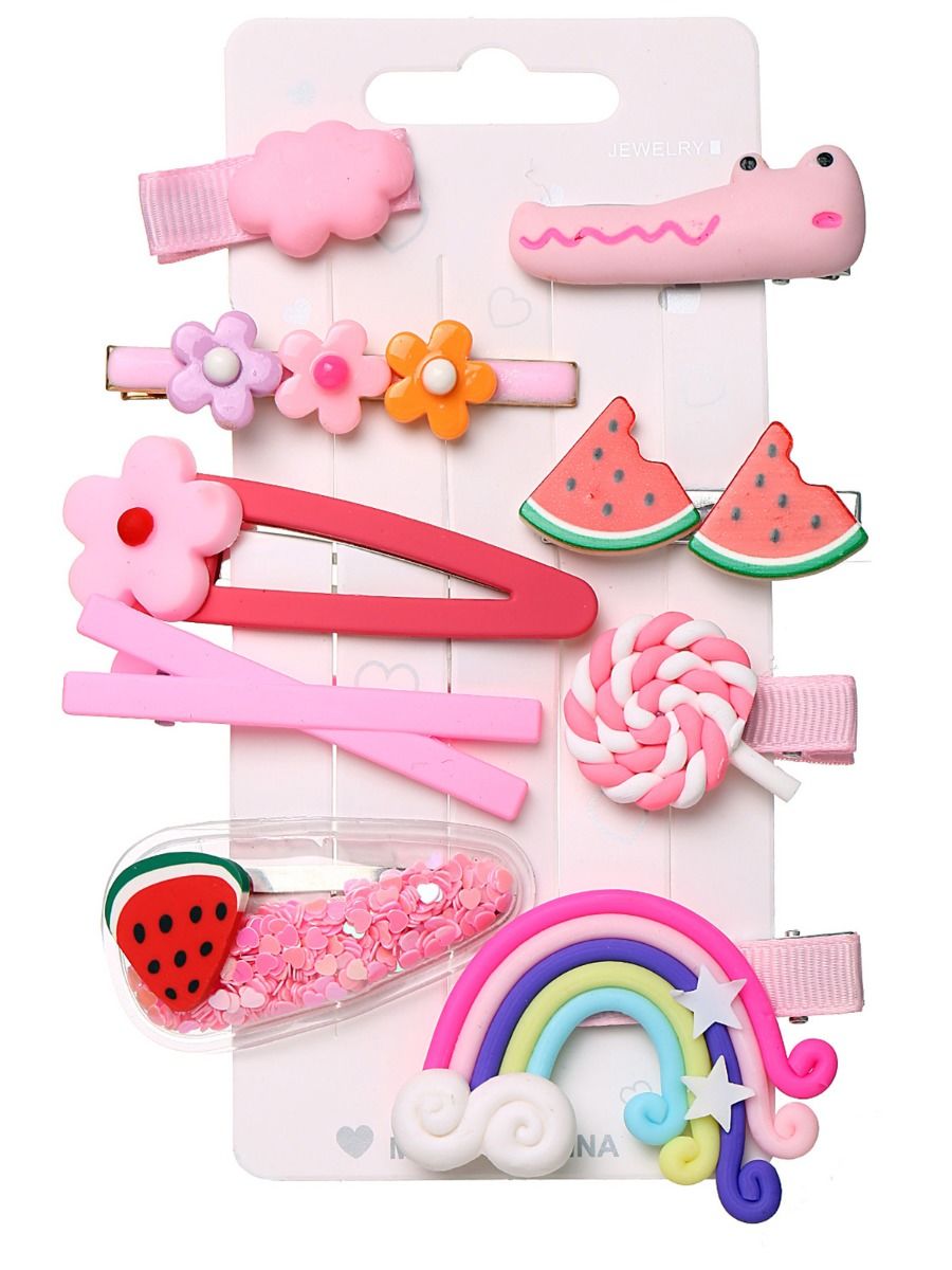 Wholesale 9-pack Toddler Girl Lovely Hair Clips 2008076