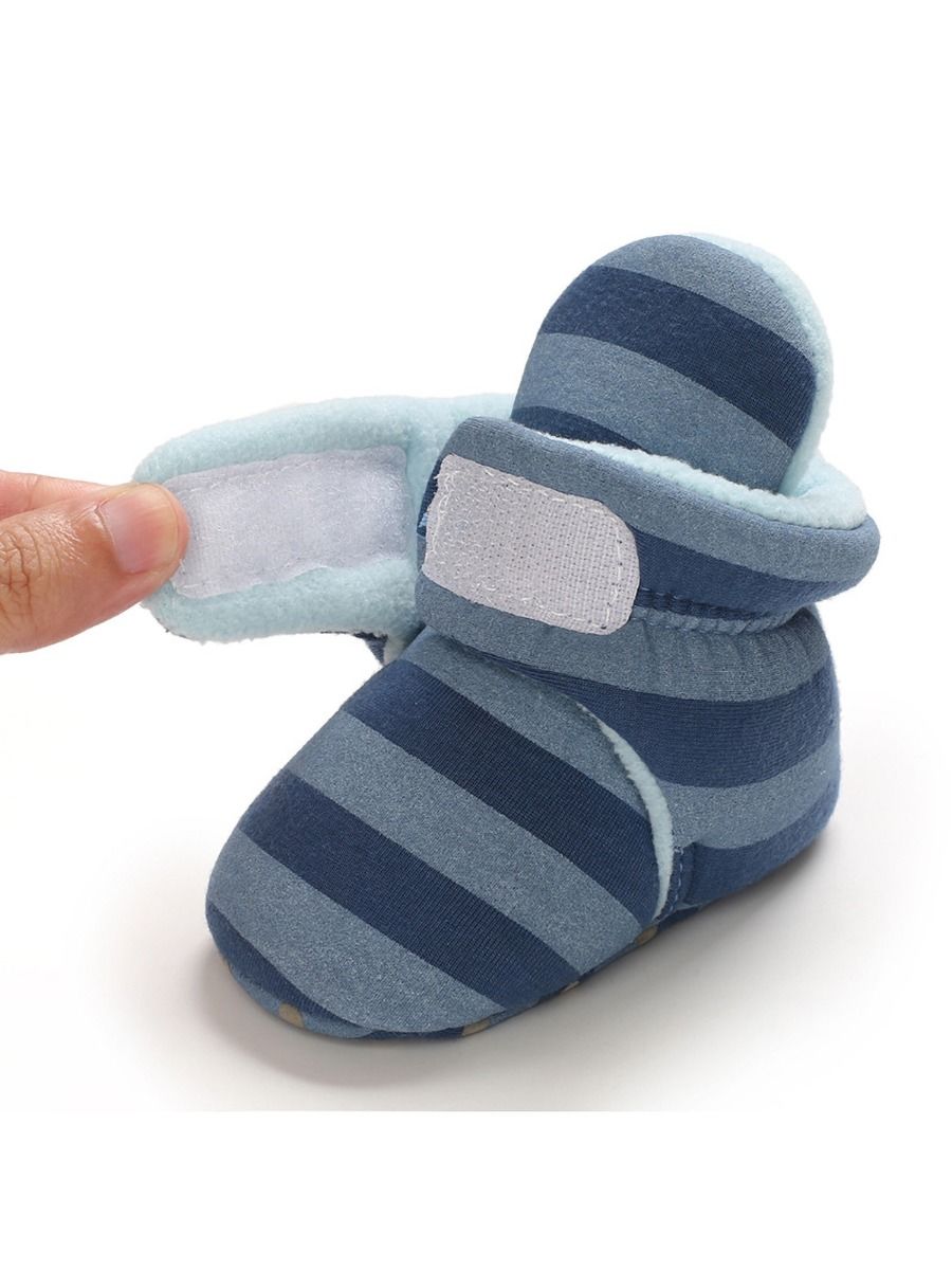 Wholesale Baby Stripe Soft Sole Boots 200819933 - kiski