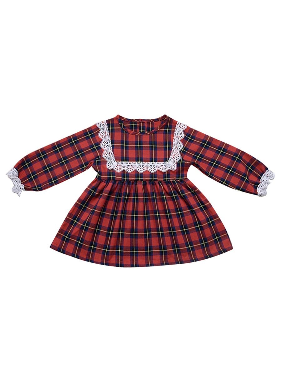 infant plaid dress