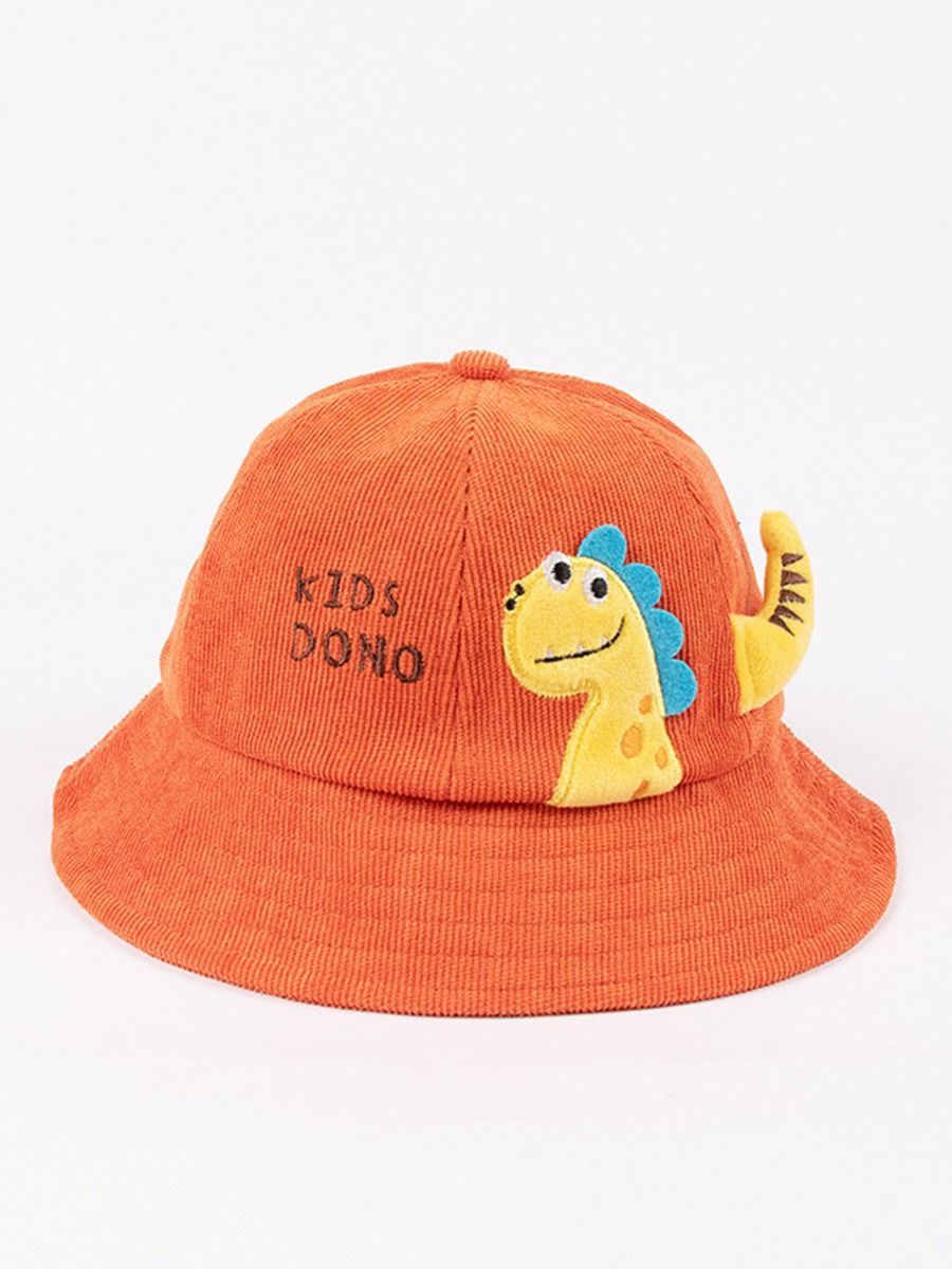 Wholesale Kid Dinosaur Corduroy Bucket Hat 200831657