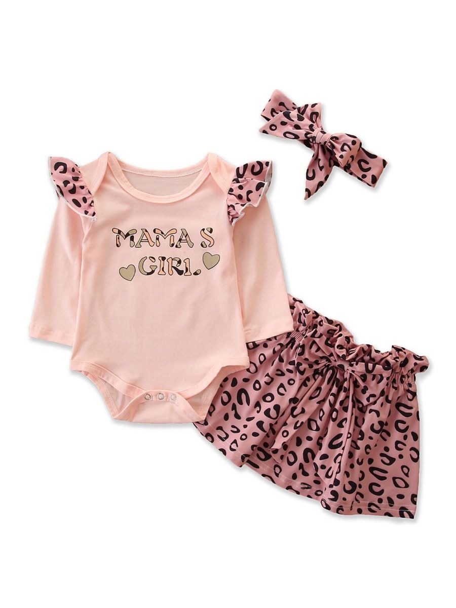 baby girl leopard outfits