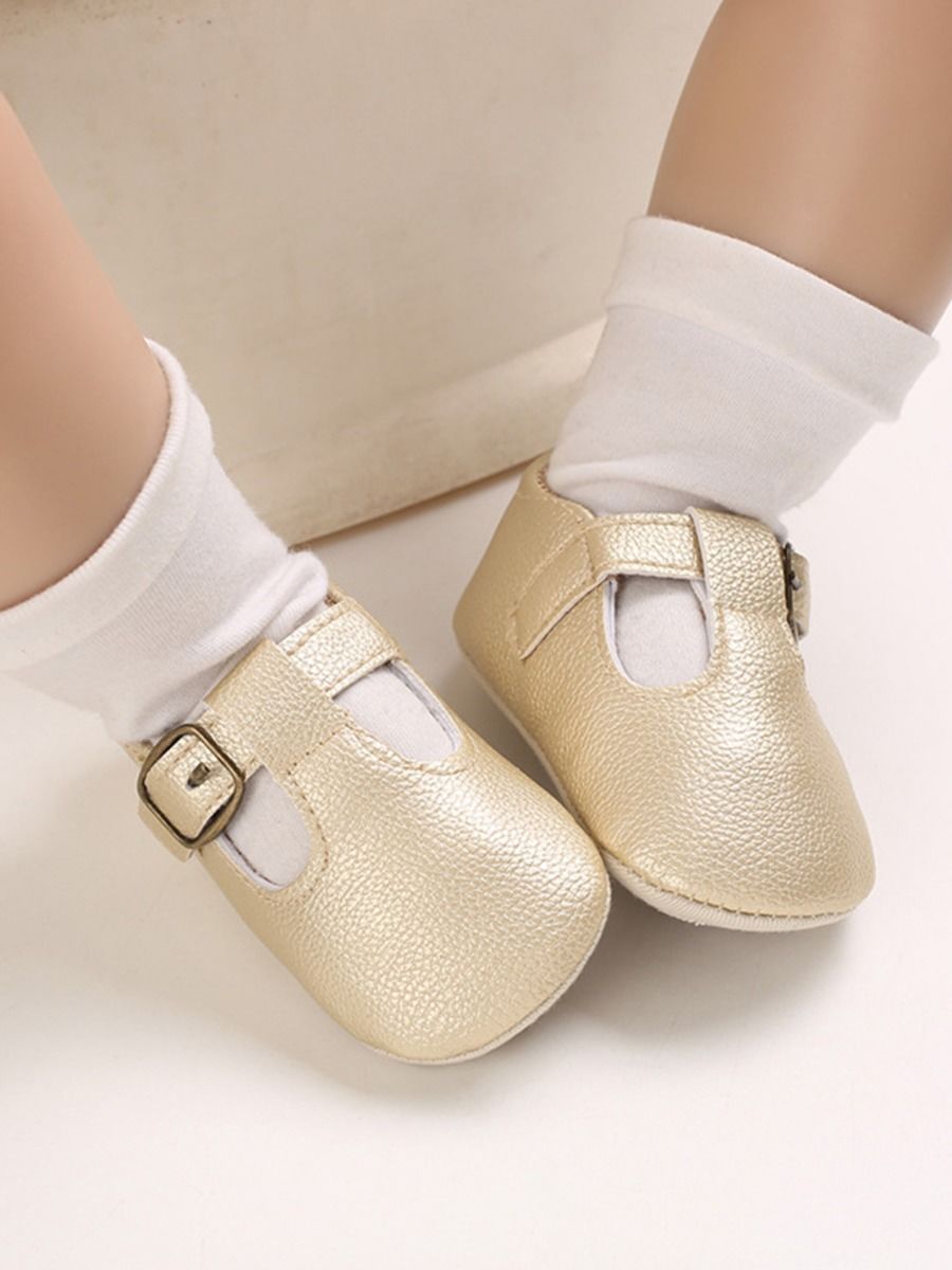 Wholesale Baby Girl Solid Color T Bar Shoes 200903180