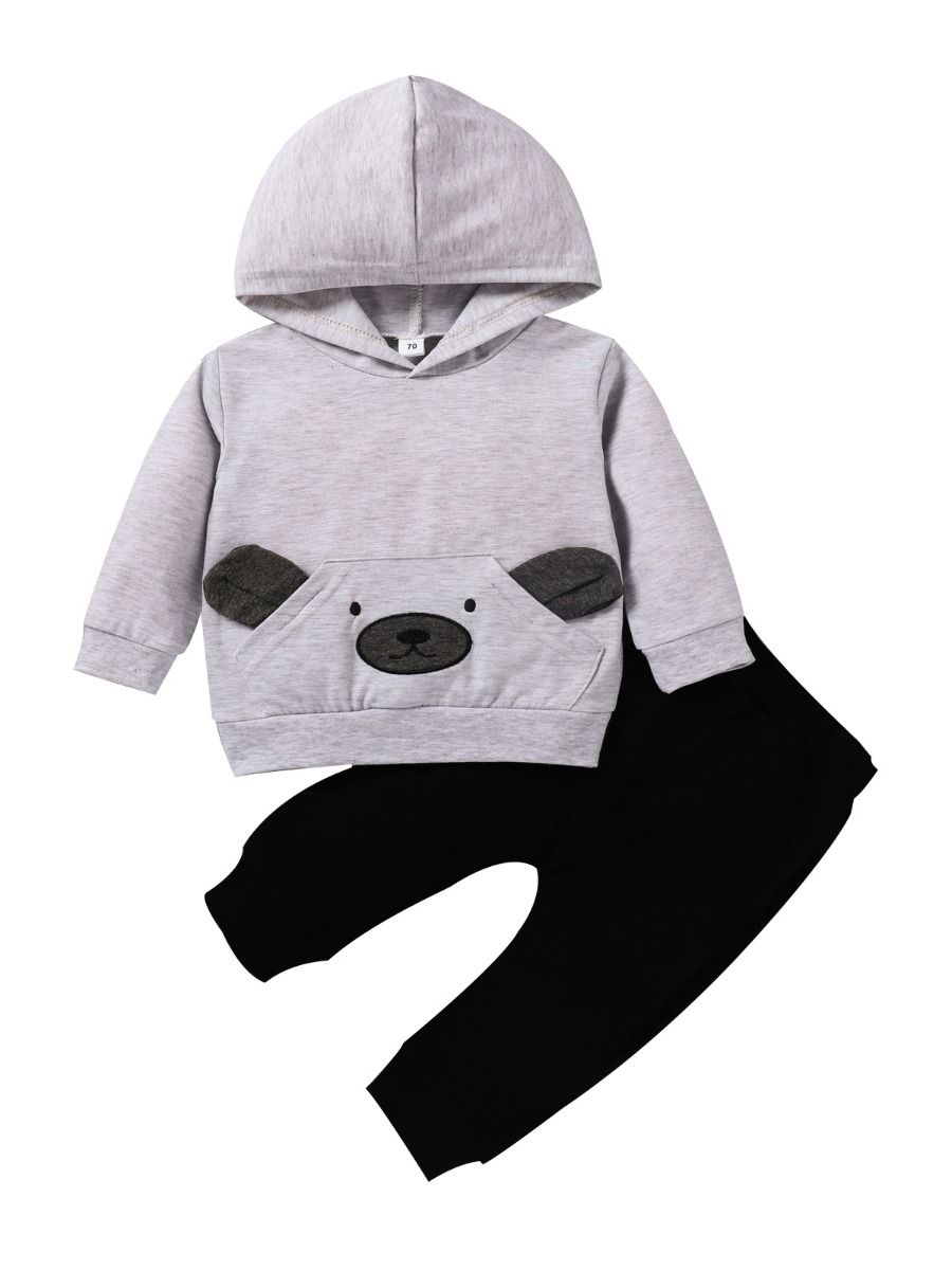 infant grey hoodie