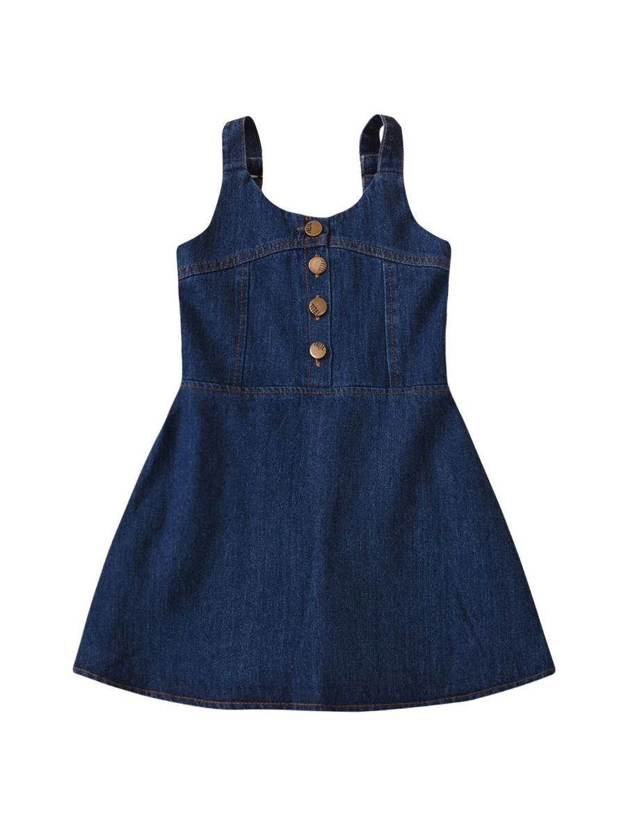 girl denim overall dress