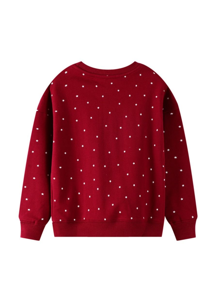 Wholesale Kid Girl Deer & Star Pullover Sweatshirt 2010