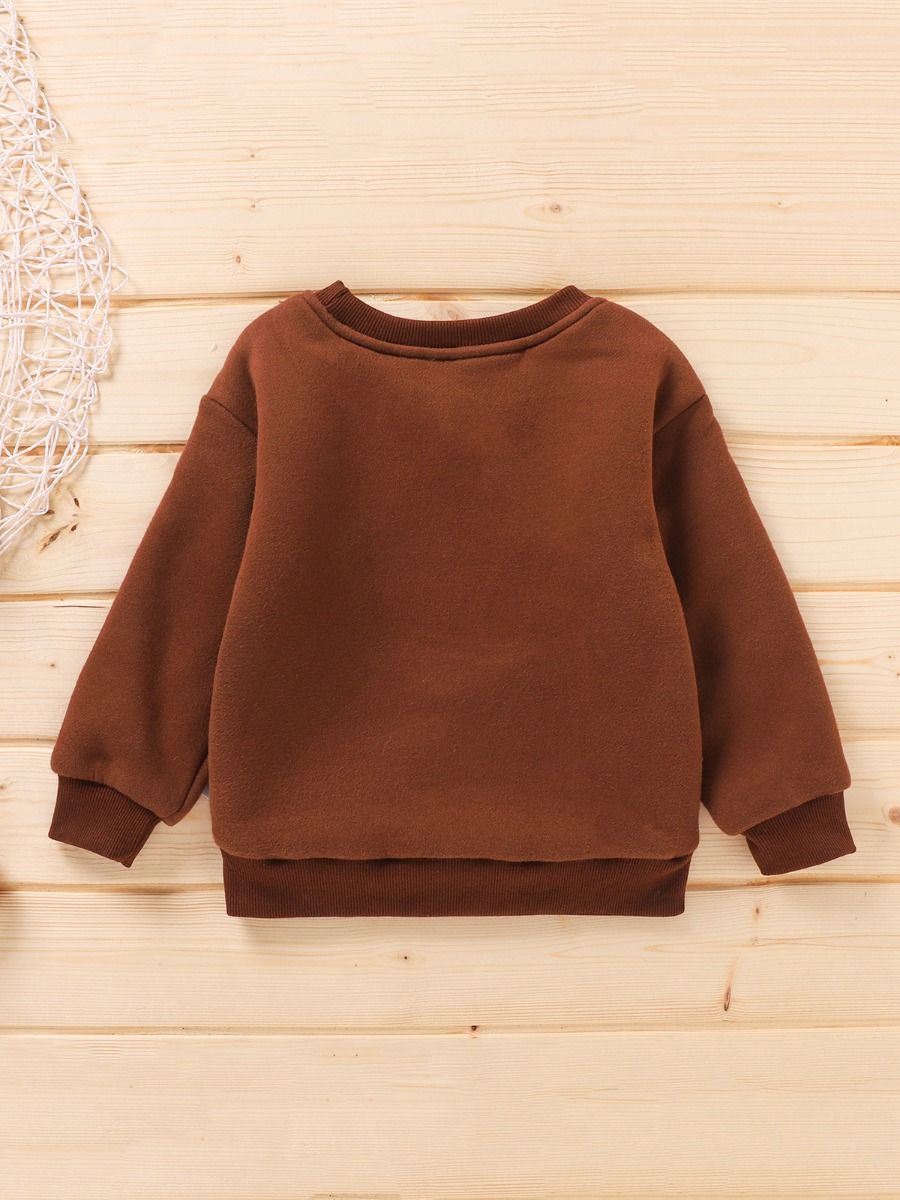 Wholesale Kid Boy Letter Pullover Sweatshirt 201017674