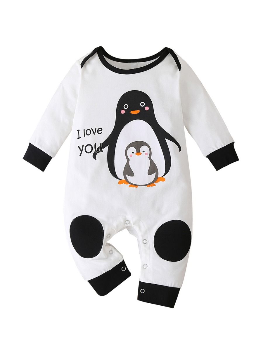 Wholesale Baby Boy Penguin Jumpsuit 201019237 - kiskiss