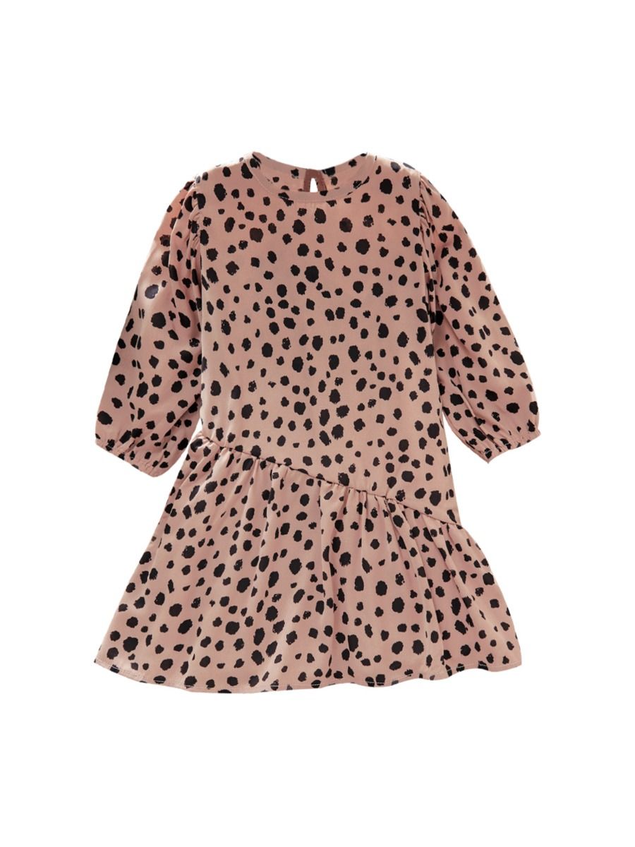 Wholesale Kid Girl Leopard Print Dress 201020724 - kisk