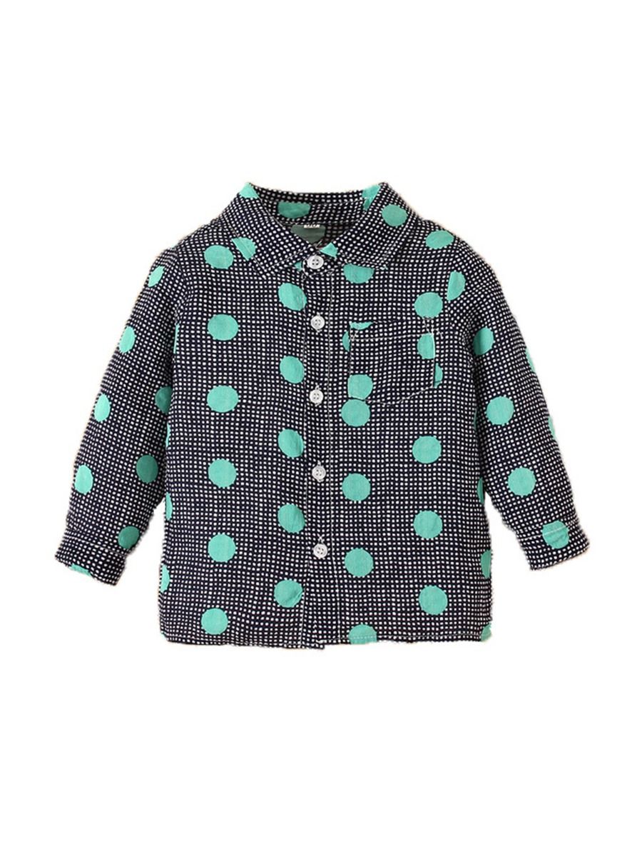 baby boy polka dot shirt