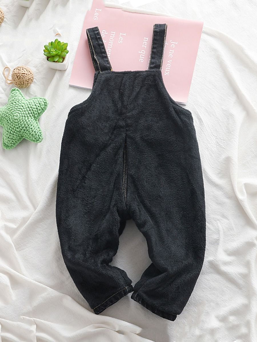 Wholesale Toddler Denim Suspender Pants 201118866 - kis