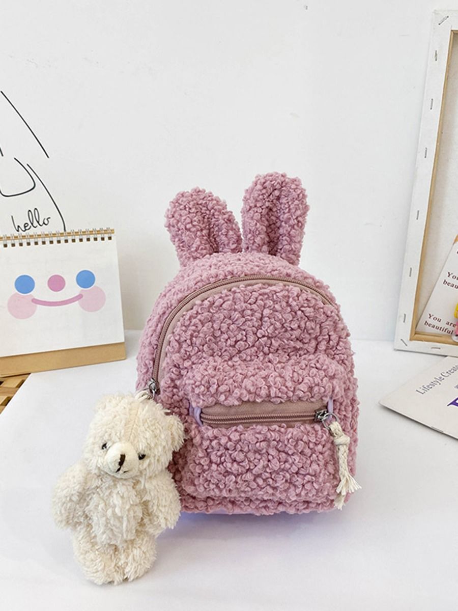 Wholesale Little Girl Fluffy Backpack 201119492 kiski