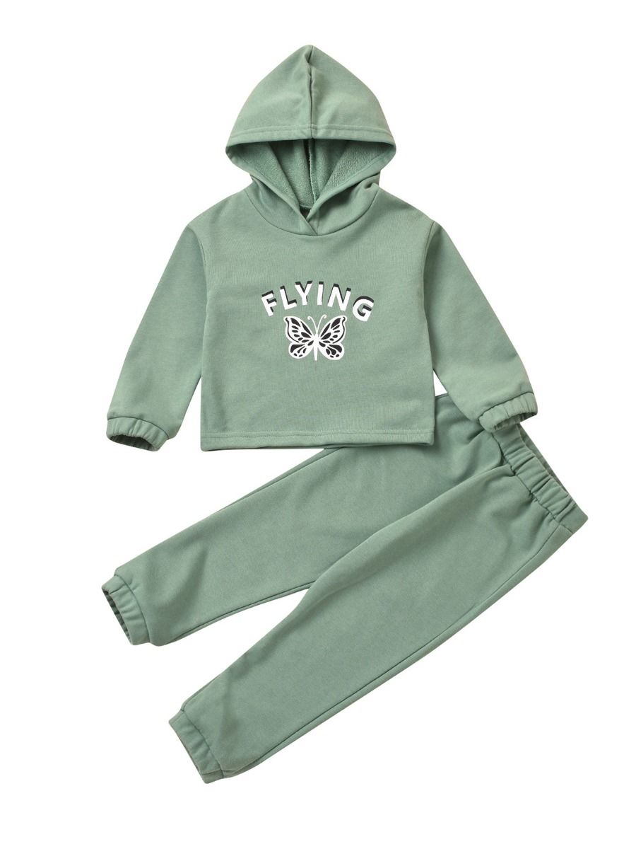 butterfly sweatpants and hoodie