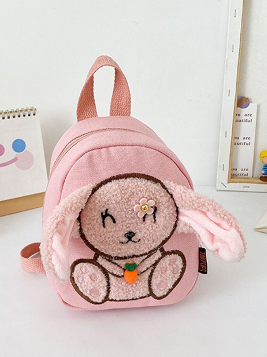 Wholesale Toddler Girl Fleece Rabbit Kindergarten Backp