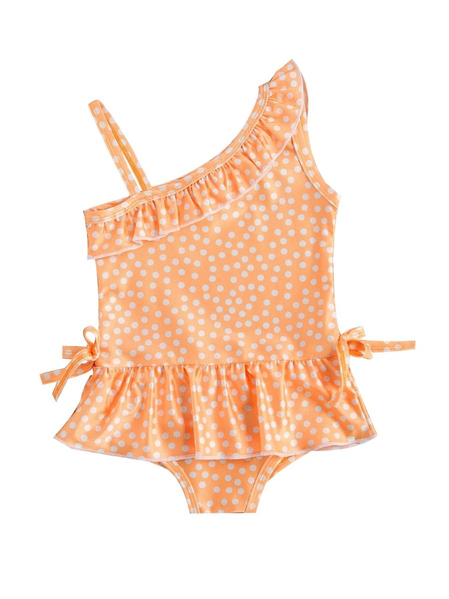 Wholesale Little Girl Polka Dots One-piece Swimsuit 210