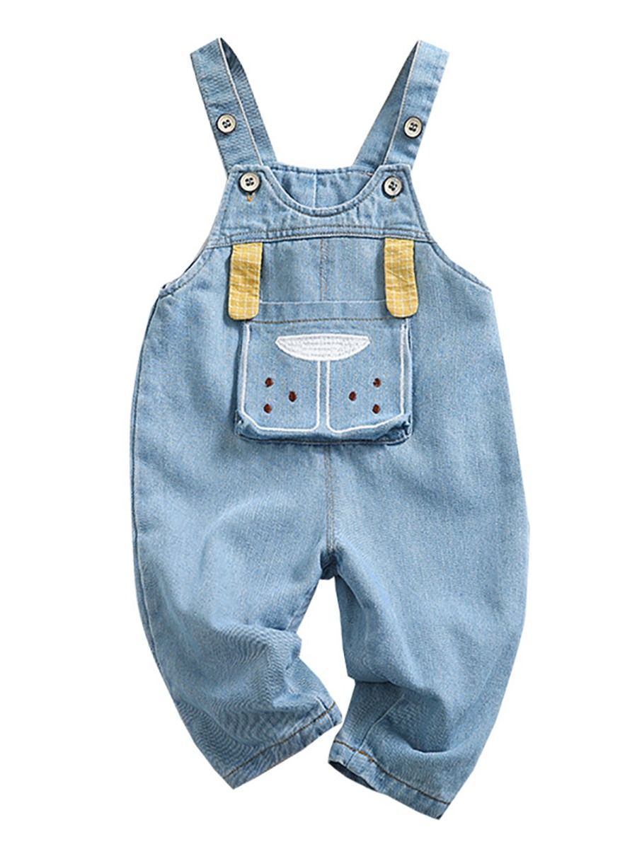 Wholesale Toddler Cartoon Denim Overalls 210220645 - ki