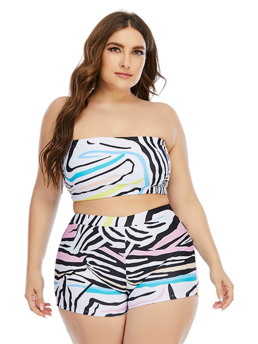 tube top swimsuits plus size