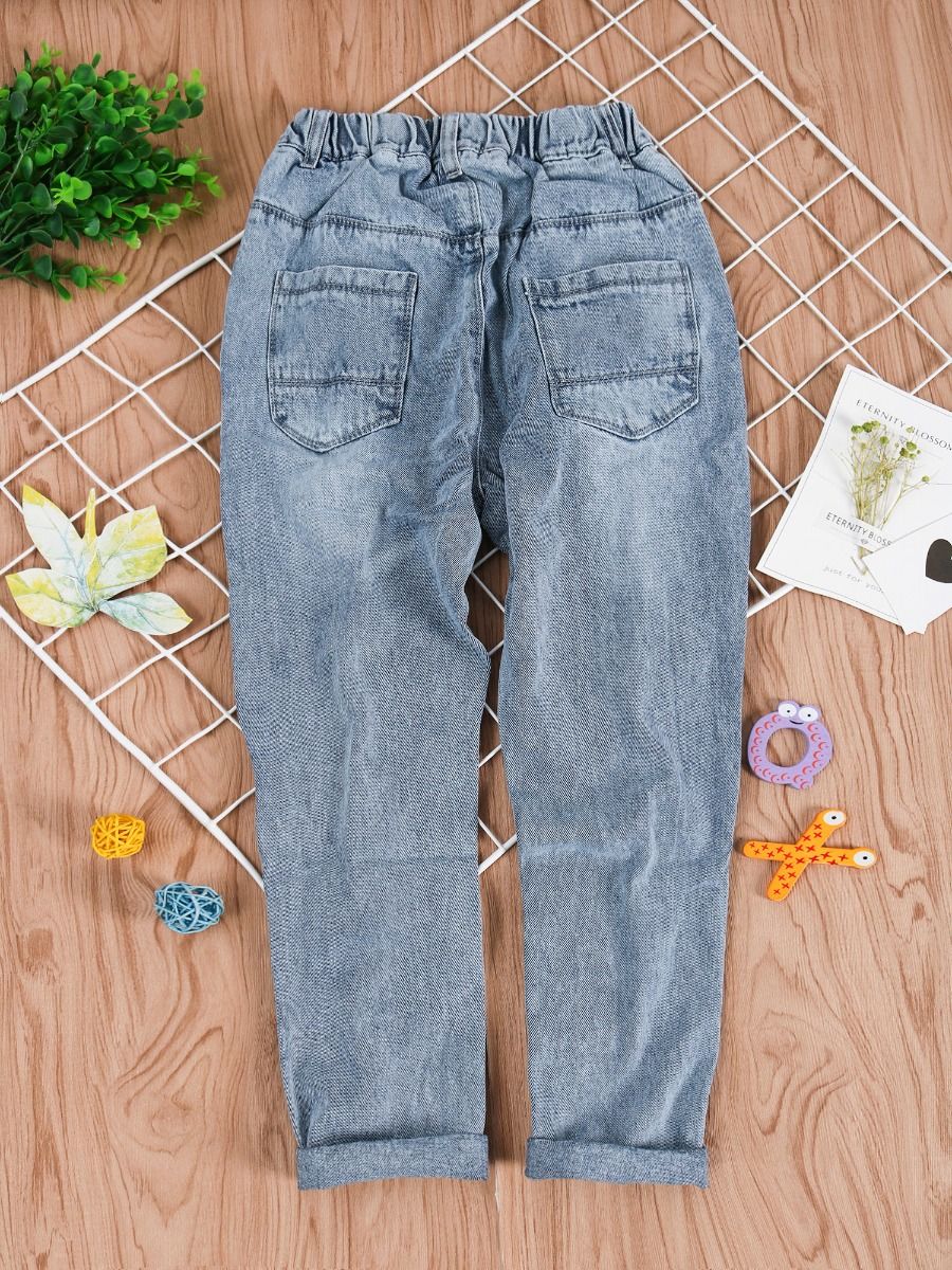 Wholesale Fashion Little Big Boys Patch Jeans 200330360