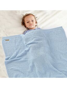 Hollowed-out Cotton Baby Blanket