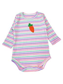 Baby Girl Stripe Wings Back Bodysuit