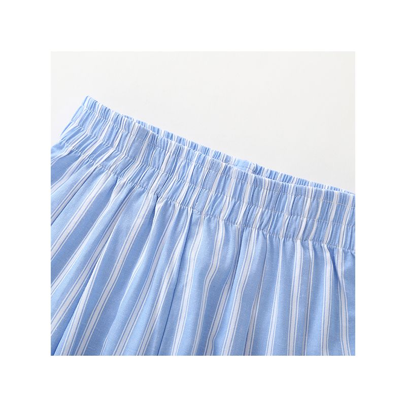 Wholesale Blue and White Stripes Lashing Big Girls Pant