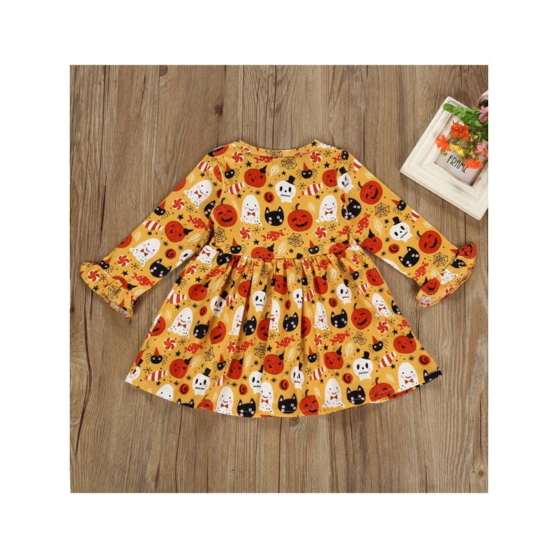 Wholesale Baby Toddler Girl Halloween Theme Dress 19080